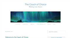 Desktop Screenshot of choicecoach.com